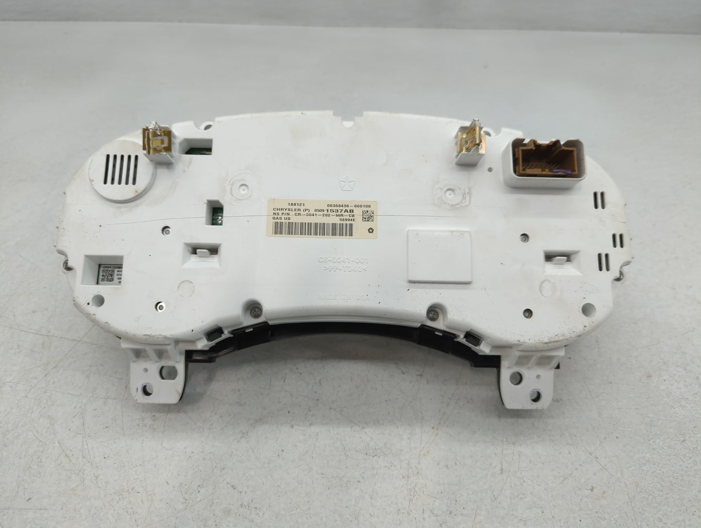 2013 Dodge Journey Instrument Cluster Speedometer Gauges P/N:CR-0041-001 05091537AB Fits OEM Used Auto Parts - Oemusedautopa