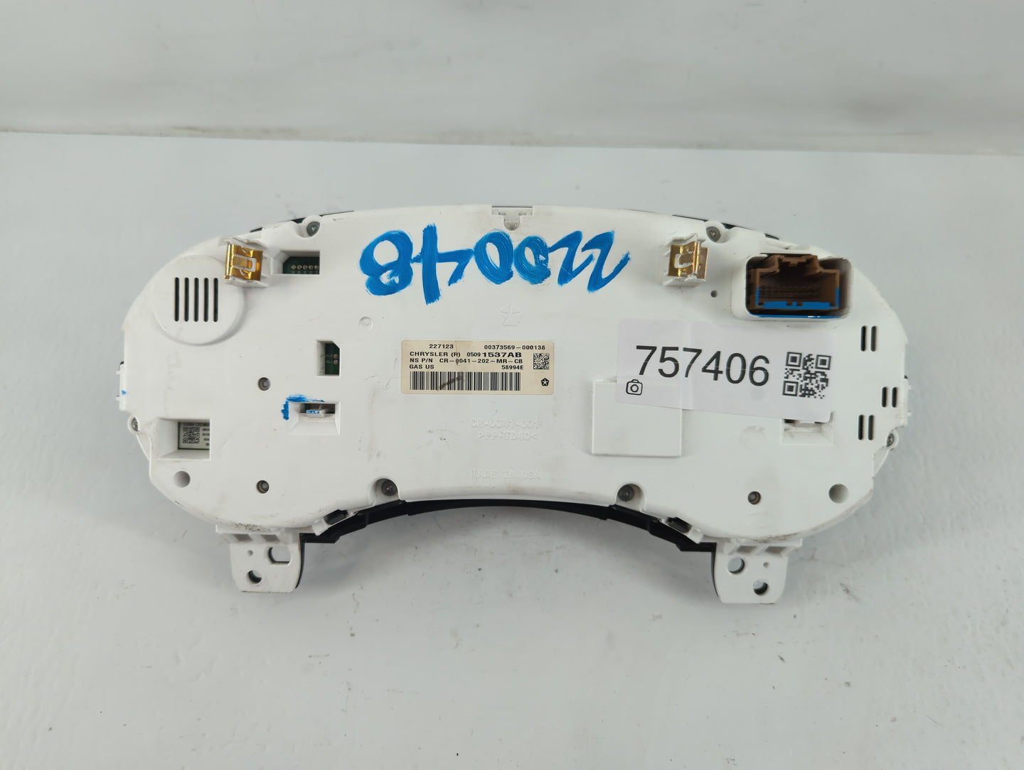 2013 Dodge Journey Instrument Cluster Speedometer Gauges P/N:CR-0041-001 05091537AB Fits OEM Used Auto Parts - Oemusedautopa