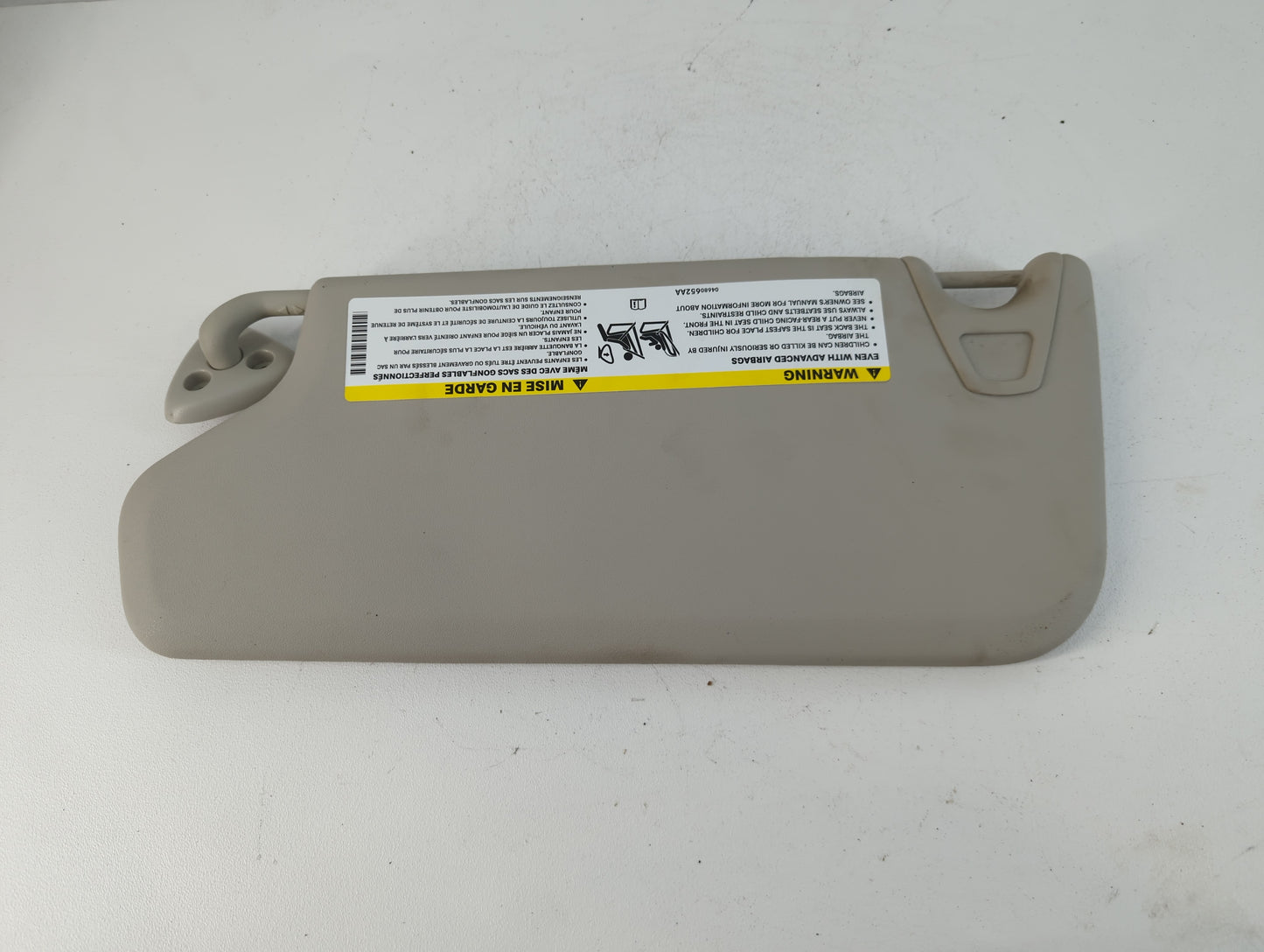 2013 Dodge Journey Sun Visor Shade Replacement Passenger Right Mirror Fits OEM Used Auto Parts - Oemusedautoparts1.com