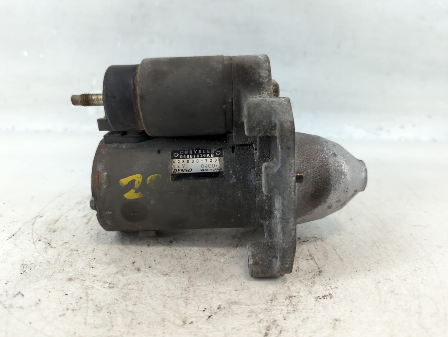 2011-2019 Dodge Journey Car Starter Motor Solenoid OEM P/N:428000-7200 04801839AB Fits OEM Used Auto Parts - Oemusedautopart