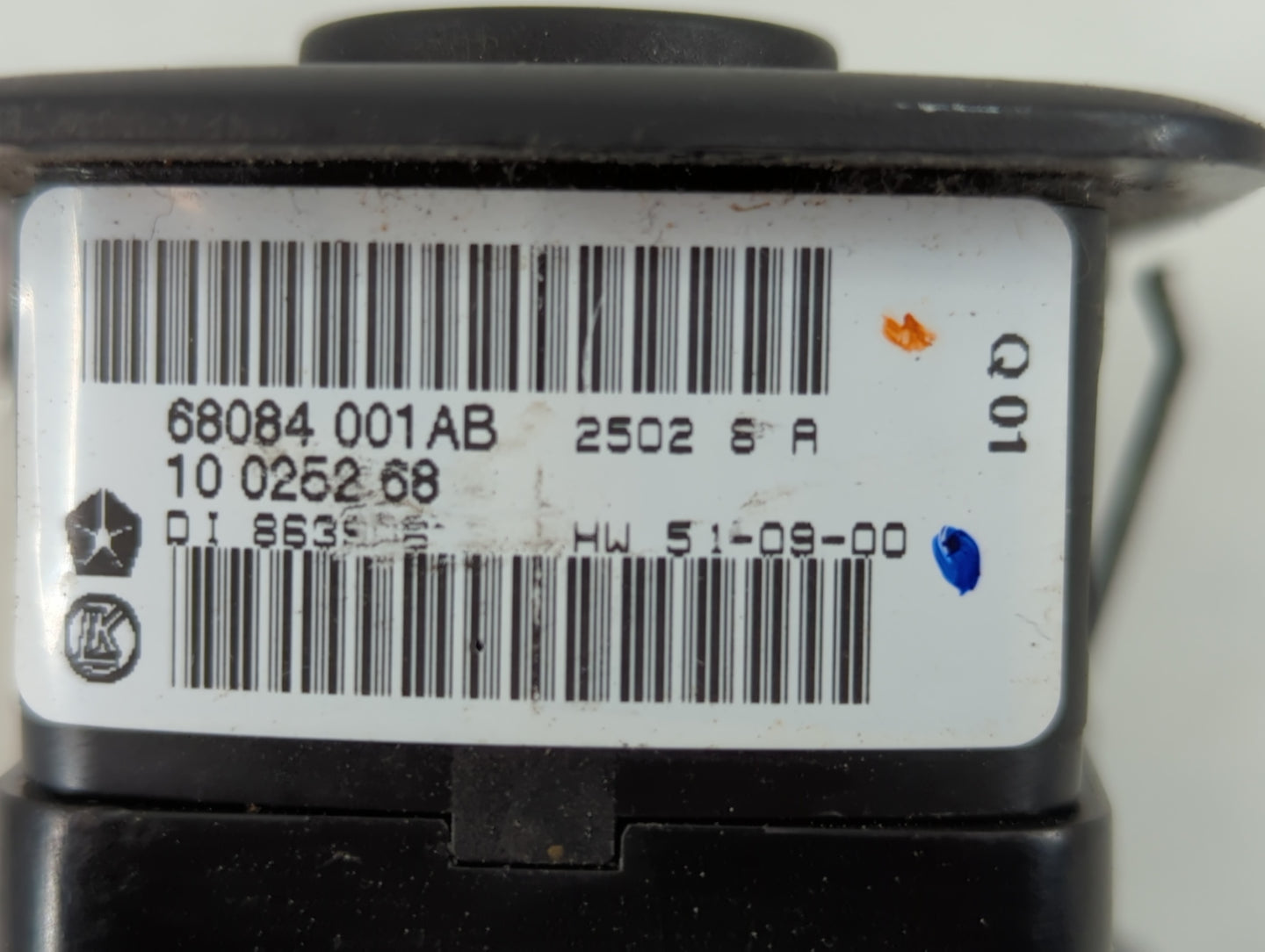 2011-2019 Dodge Journey Master Power Window Switch Replacement Driver Side Left P/N:68307001AB Fits OEM Used Auto Parts - Oe