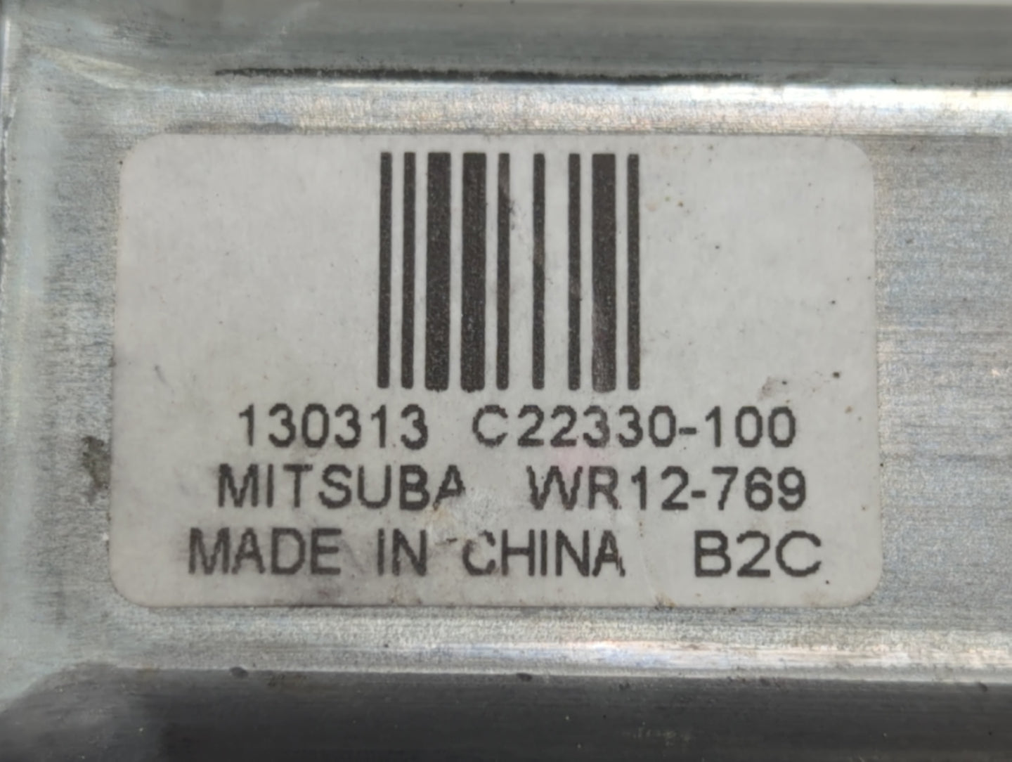 2013 Dodge Journey Passenger Rear Right Power Window Motor - Oemusedautoparts1.com