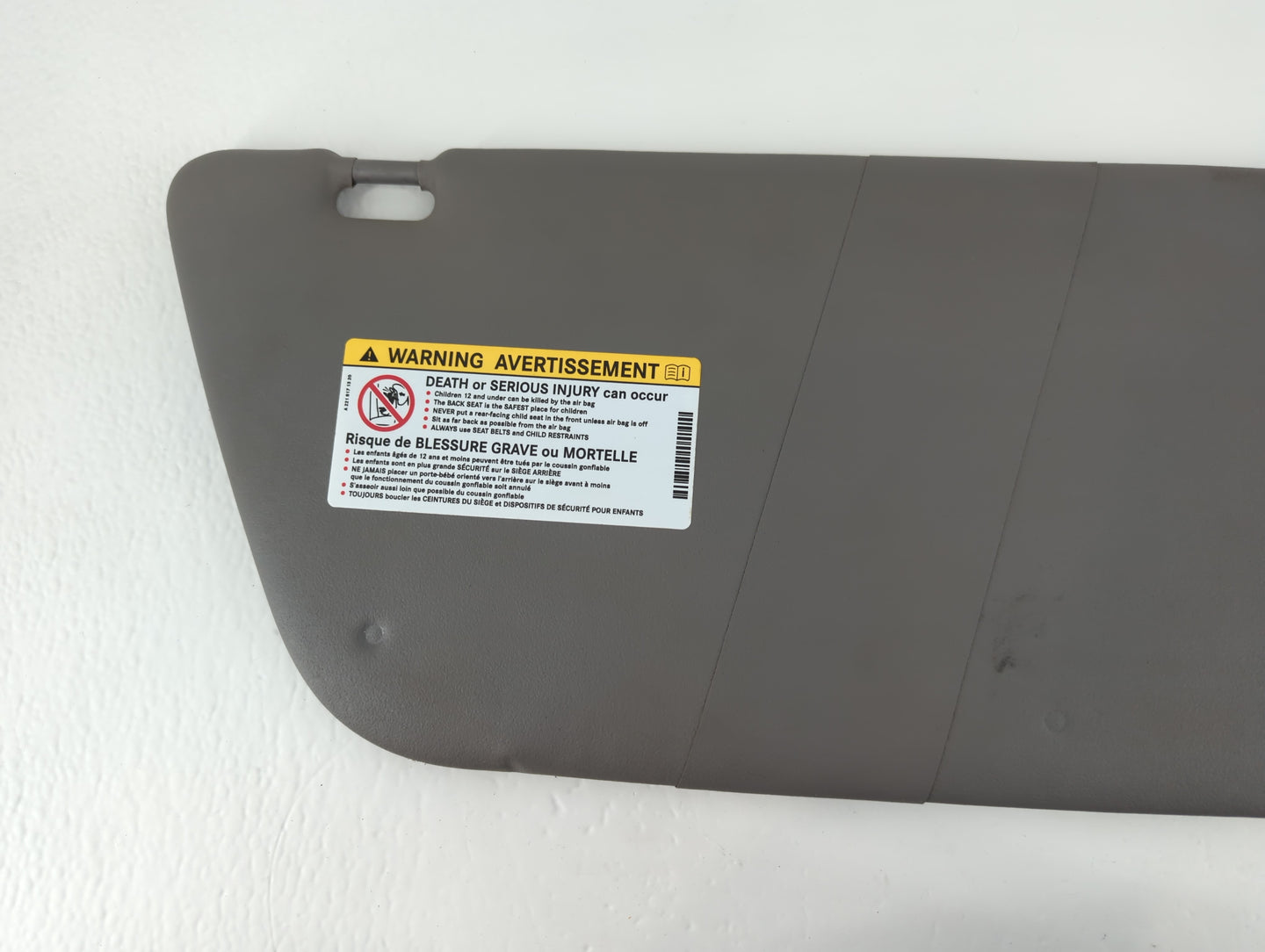 2013 Dodge Mb300 Sun Visor Shade Replacement Passenger Right Mirror Fits OEM Used Auto Parts - Oemusedautoparts1.com
