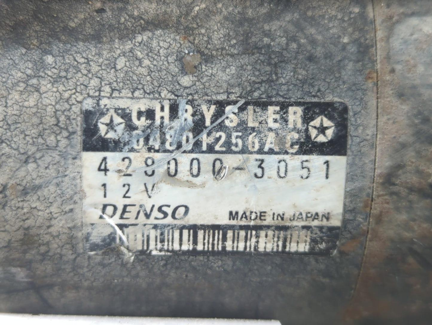 2006-2008 Dodge Ram 1500 Car Starter Motor Solenoid OEM P/N:428000-3051 04801256AC Fits OEM Used Auto Parts - Oemusedautopar