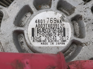 2013 Dodge Ram 1500 Alternator Replacement Generator Charging Assembly Engine OEM P/N:A003TX0391ZC 4801 769AA Fits OEM Used Auto Parts