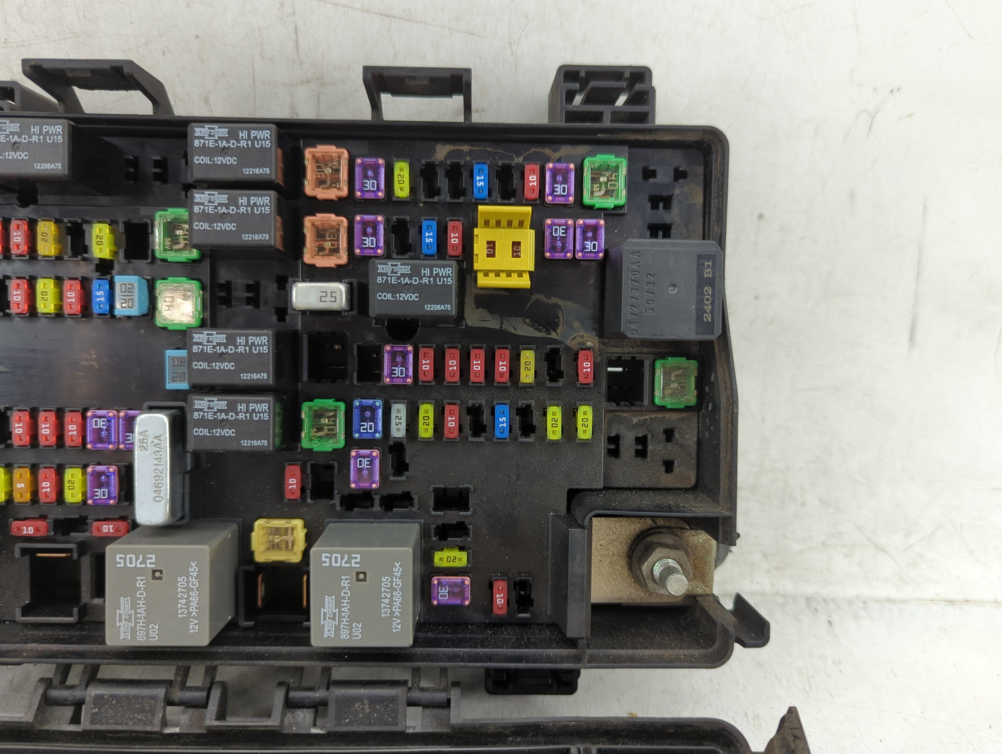 2013 Dodge Ram 1500 Fusebox Fuse Box Panel Relay Module P/N:68089578AD Fits OEM Used Auto Parts - Oemusedautoparts1.com