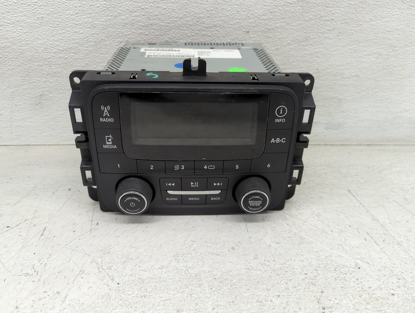 2013 Dodge Ram 1500 Radio AM FM Cd Player Receiver Replacement P/N:P68137113AE Fits OEM Used Auto Parts - Oemusedautoparts1.