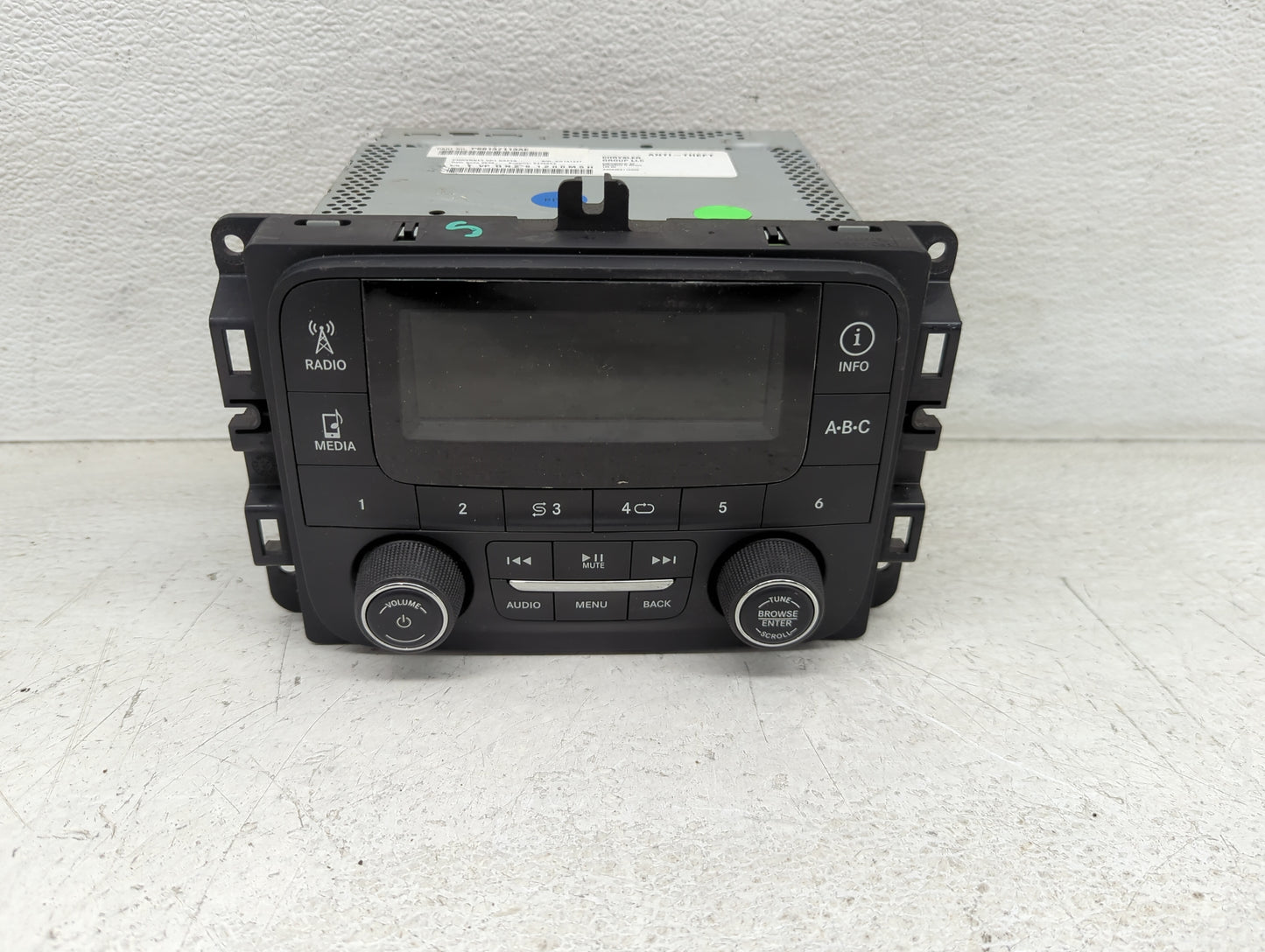 2013 Dodge Ram 1500 Radio AM FM Cd Player Receiver Replacement P/N:P68137113AE Fits OEM Used Auto Parts - Oemusedautoparts1.