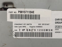 2013 Dodge Ram 1500 Radio AM FM Cd Player Receiver Replacement P/N:P68137113AE Fits OEM Used Auto Parts - Oemusedautoparts1.