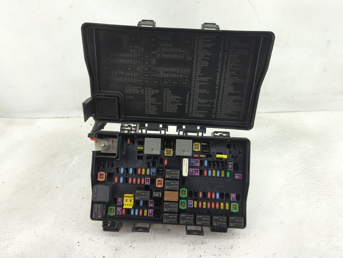 Dodge Ram 1500 Fusebox Fuse Box Relay Module Tipm 7140-1980-30 - Oemusedautoparts1.com