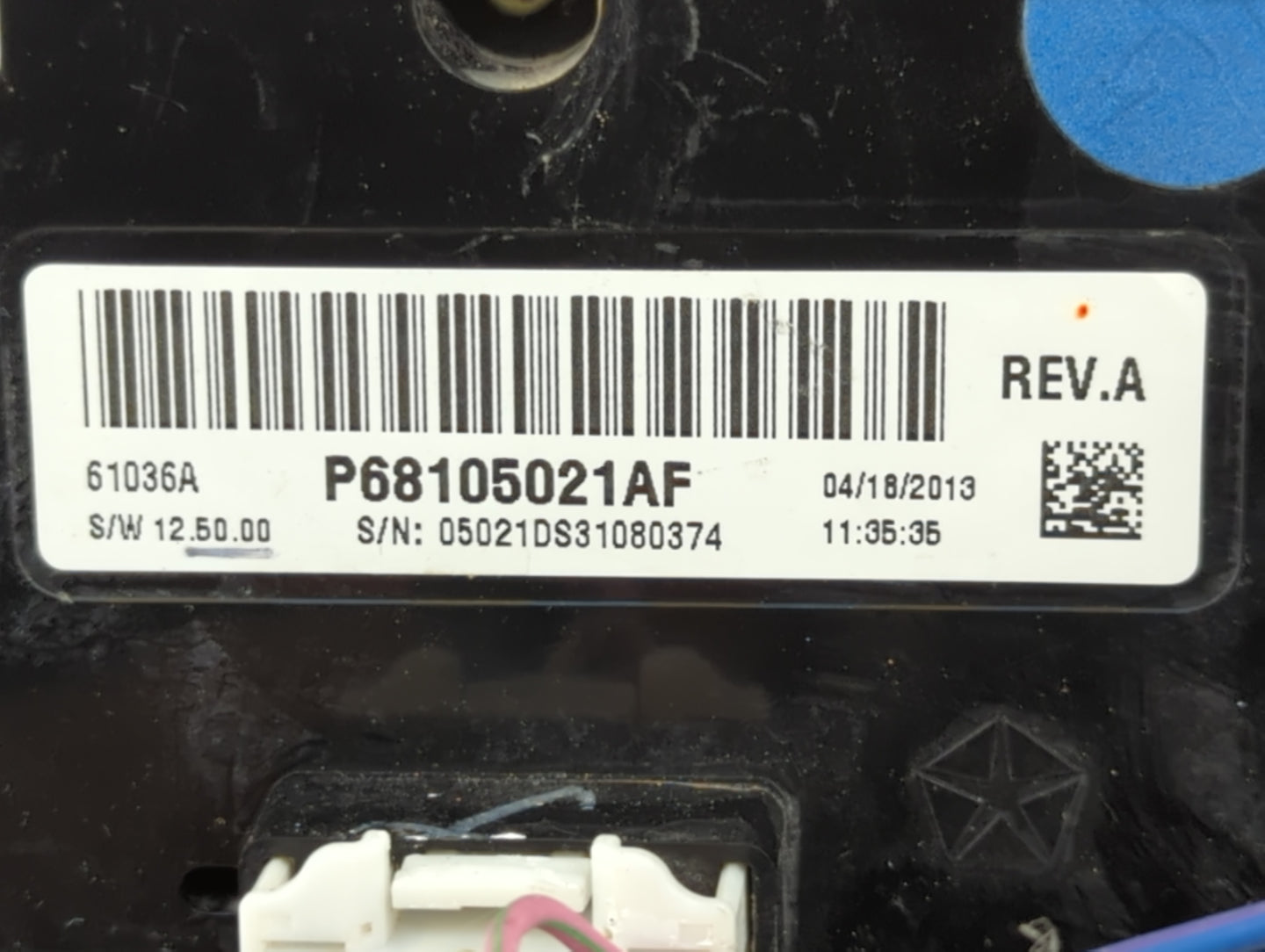 2013 Dodge Ram 1500 Climate Control Module Temperature AC/Heater Replacement P/N:P68105021AF Fits OEM Used Auto Parts - Oemu