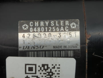 2006-2008 Dodge Ram 1500 Car Starter Motor Solenoid OEM P/N:408000-3851 04801256AC Fits OEM Used Auto Parts