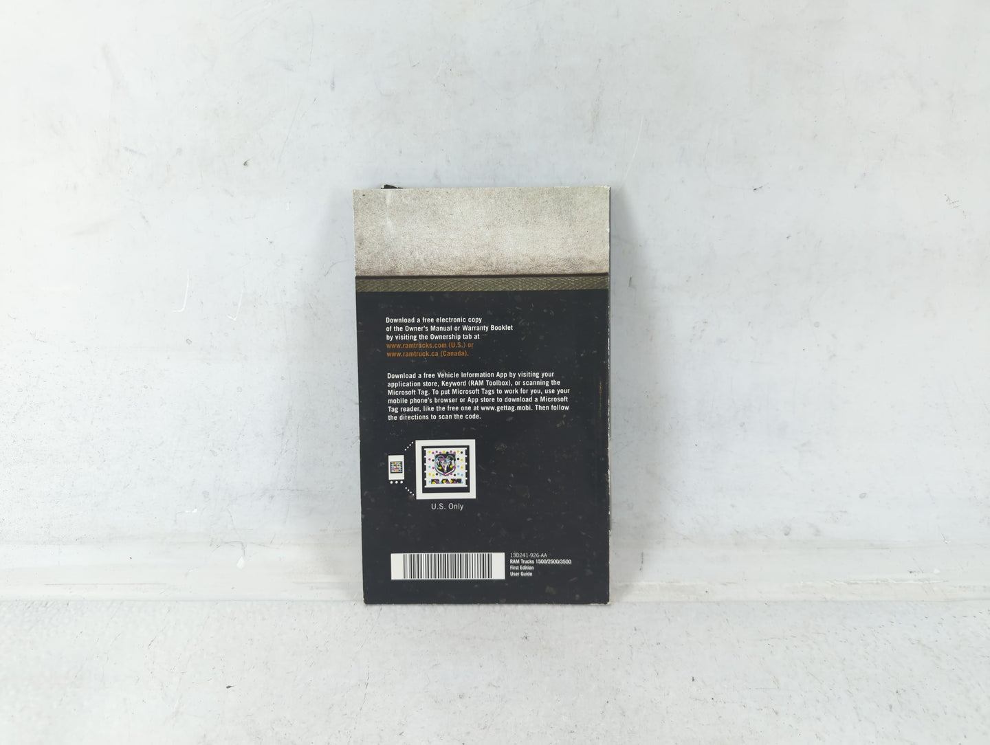 2013 Dodge Ram 1500 Owners Manual Book Guide P/N:13D241-926-AA OEM Used Auto Parts - Oemusedautoparts1.com