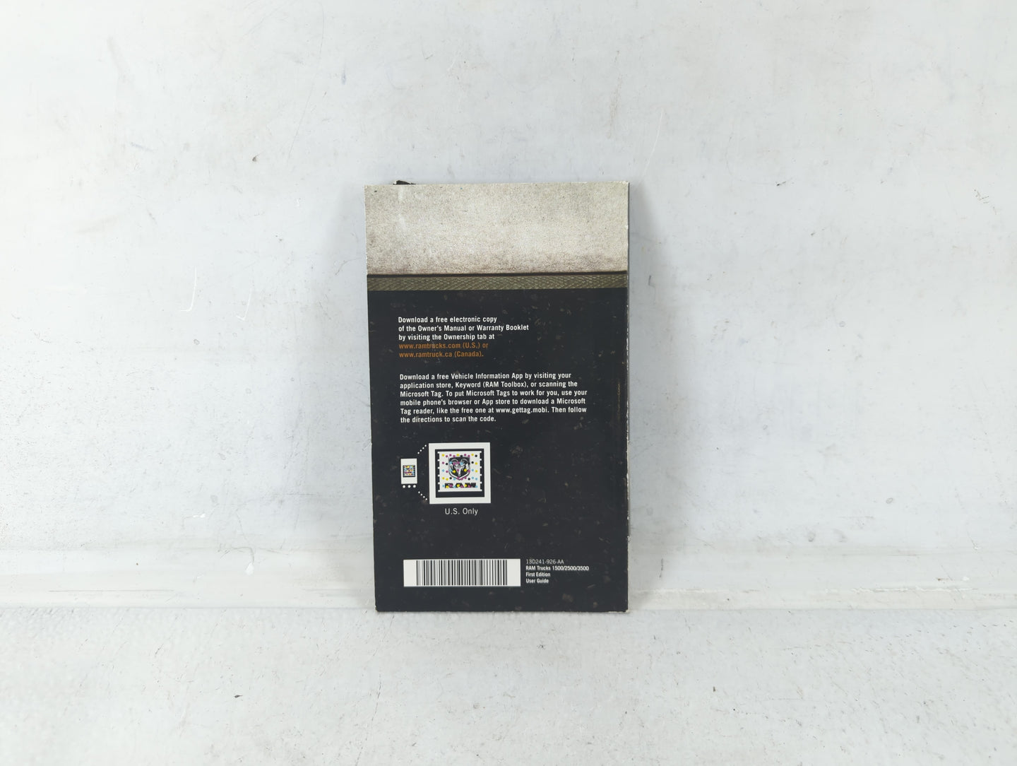2013 Dodge Ram 1500 Owners Manual Book Guide P/N:13D241-926-AA OEM Used Auto Parts - Oemusedautoparts1.com