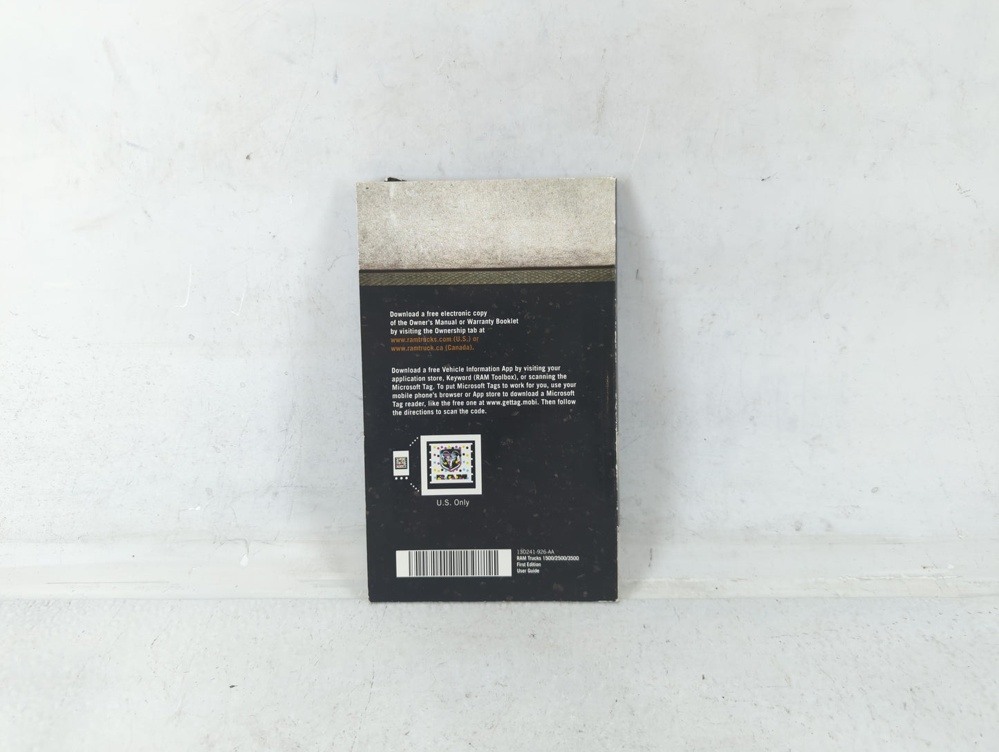 2013 Dodge Ram 1500 Owners Manual Book Guide P/N:13D241-926-AA OEM Used Auto Parts - Oemusedautoparts1.com