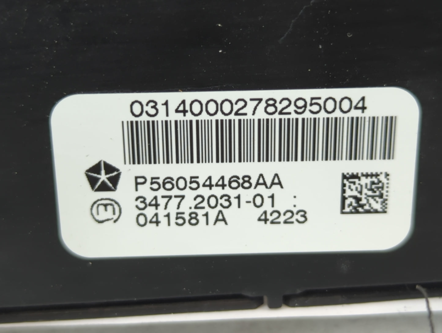 2013 Dodge Ram 1500 Climate Control Module Temperature AC/Heater Replacement P/N:P56054468AA Fits OEM Used Auto Parts - Oemu