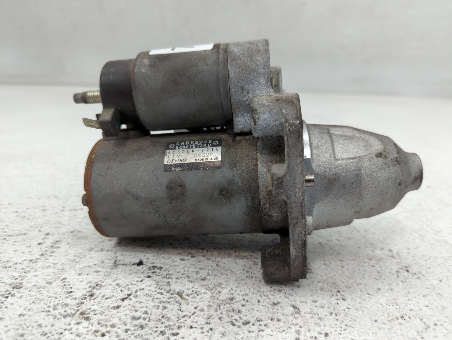 2013 Dodge Ram 1500 Car Starter Motor Solenoid OEM P/N:428000-7210 04801852AB Fits Fits 2011 2012 2014 2015 2016 OEM Used Au