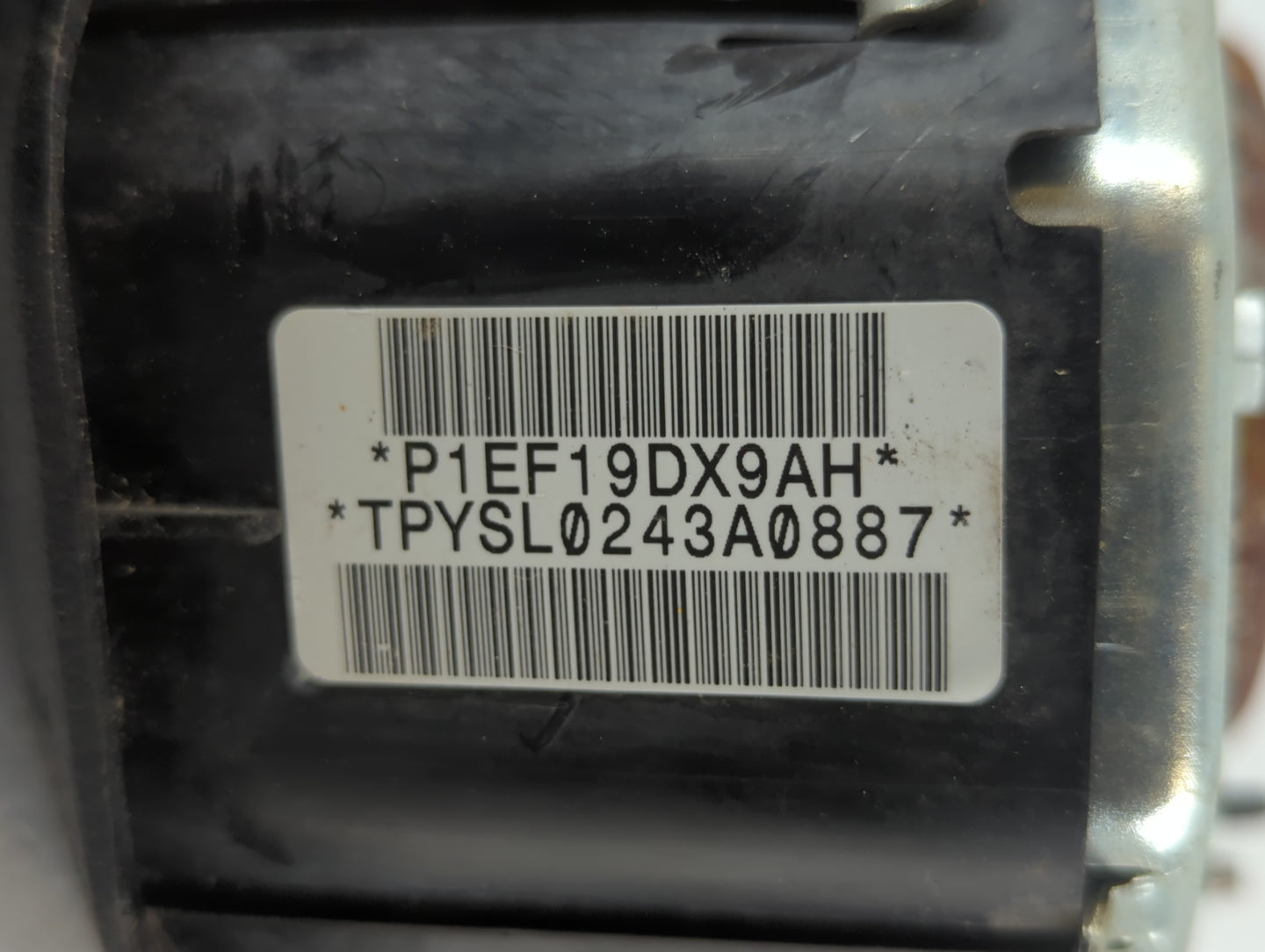 2013 Dodge Ram 1500 Air Bag Driver Left Steering Wheel Mounted P/N:TPYSL0243A0887 P1EF19DX9AH Fits Fits 2012 OEM Used Auto P