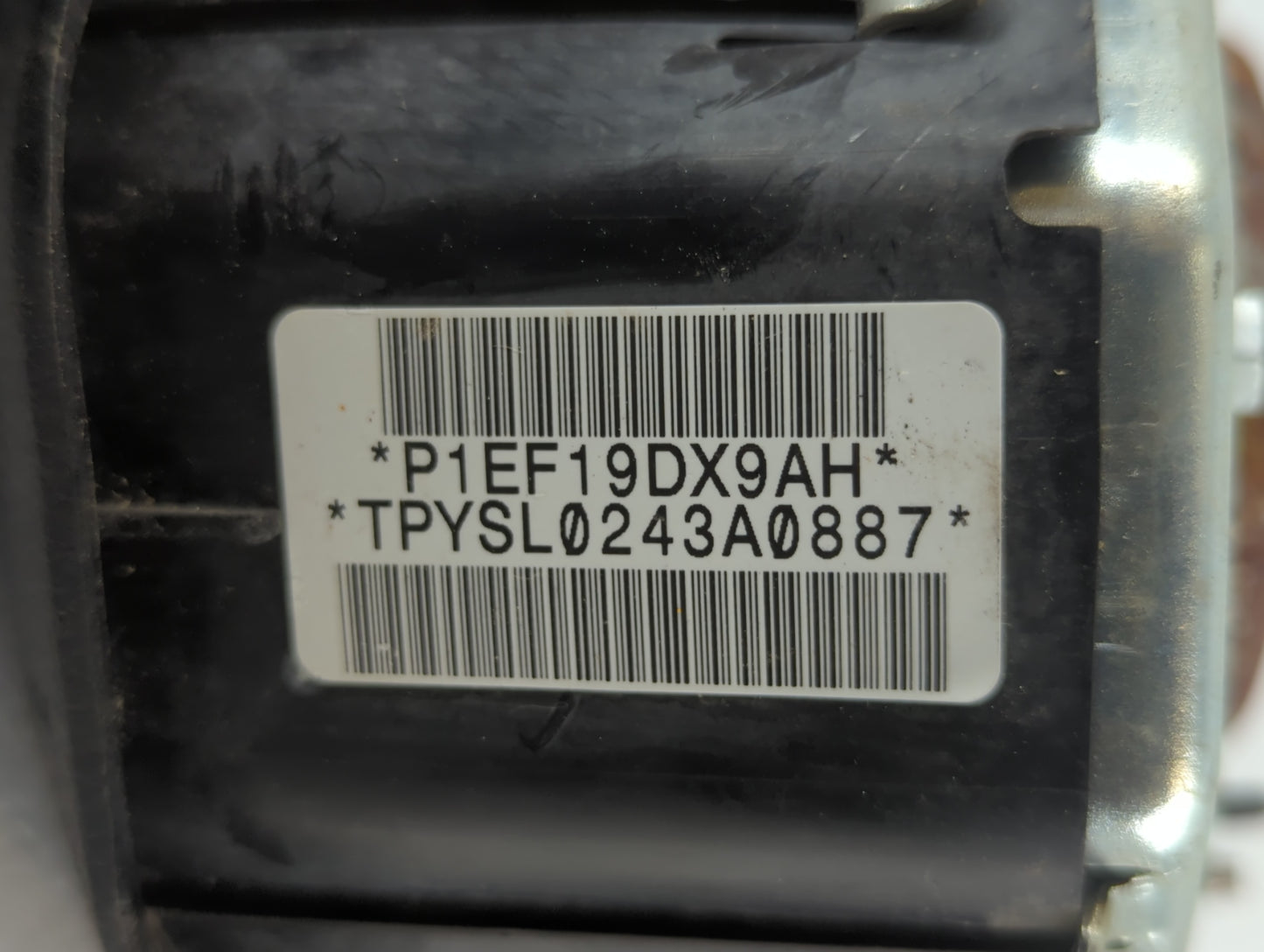 2013 Dodge Ram 1500 Air Bag Driver Left Steering Wheel Mounted P/N:TPYSL0243A0887 P1EF19DX9AH Fits Fits 2012 OEM Used Auto P