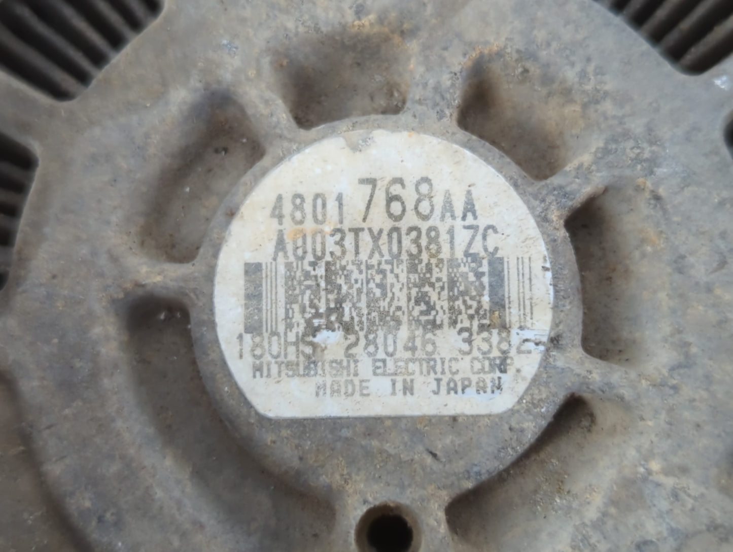 2013 Dodge Ram 2500 Alternator Replacement Generator Charging Assembly Engine OEM P/N:4801768AA Fits OEM Used Auto Parts - O