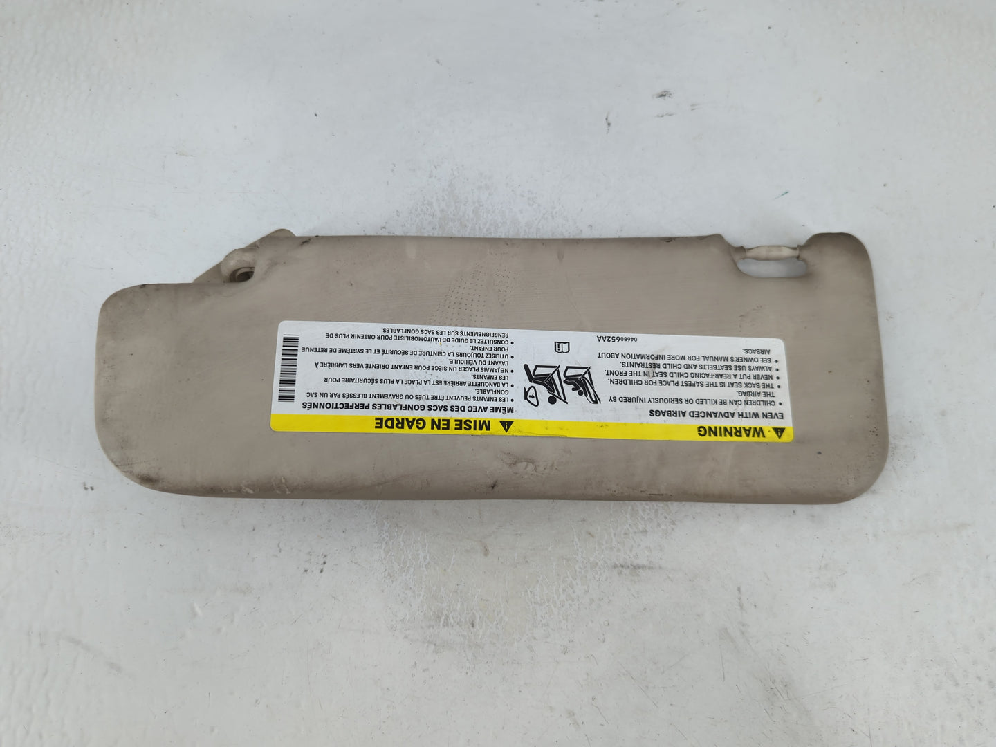 2012-2017 Fiat 500 Sun Visor Shade Replacement Passenger Right Mirror Fits Fits 2012 2013 2014 2015 2016 2017 OEM Used Auto 