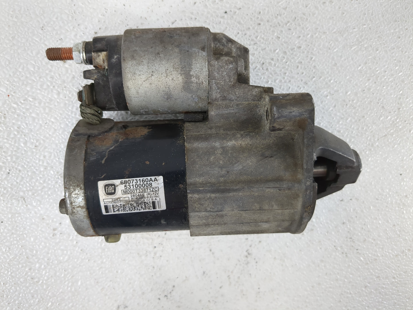 2012-2017 Fiat 500 Car Starter Motor Solenoid OEM P/N:68073160AA 50045531, 56029698AA Fits Fits 2012 2013 2014 2015 2016 201