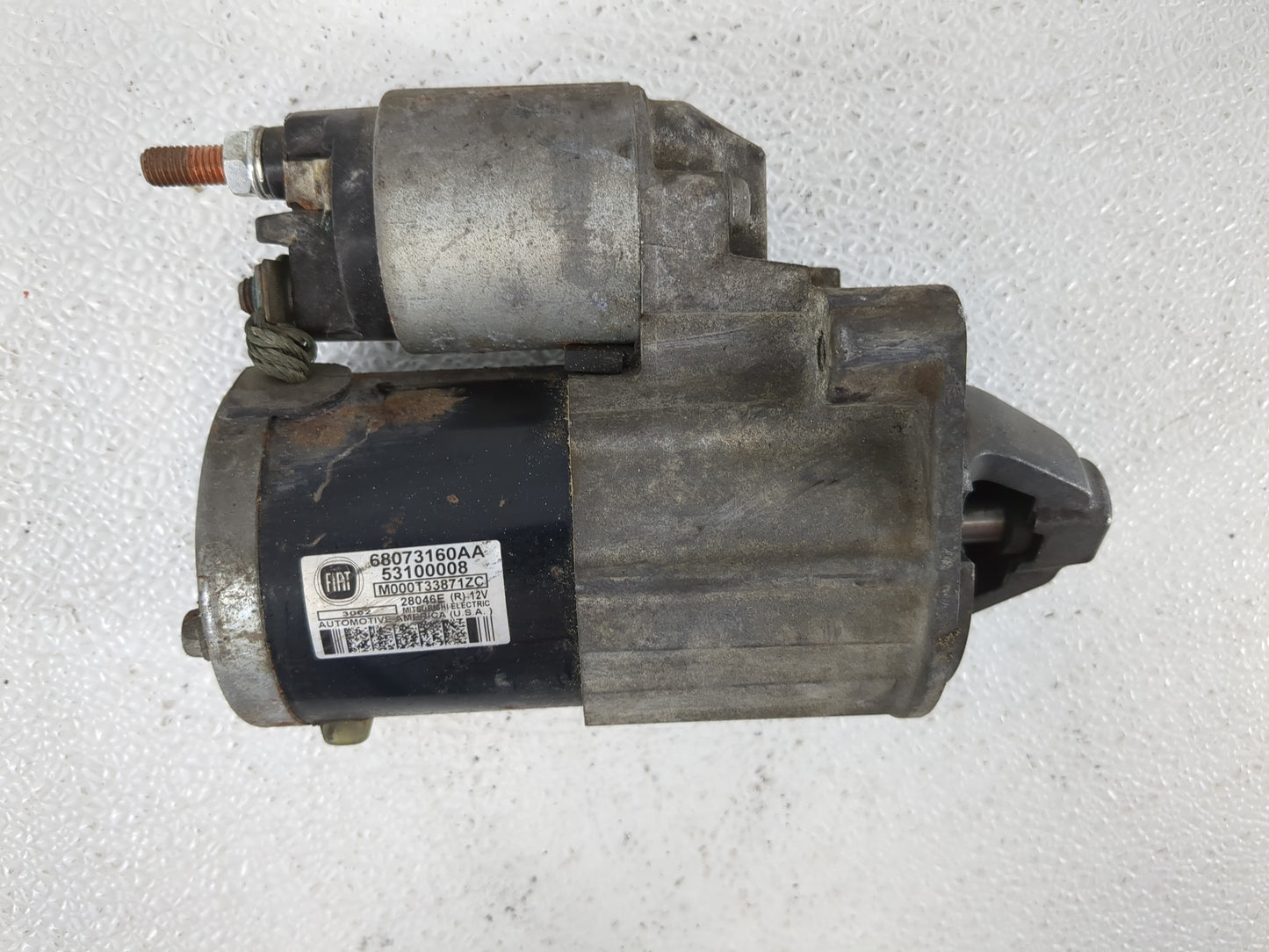 2012-2017 Fiat 500 Car Starter Motor Solenoid OEM P/N:68073160AA 50045531, 56029698AA Fits Fits 2012 2013 2014 2015 2016 201