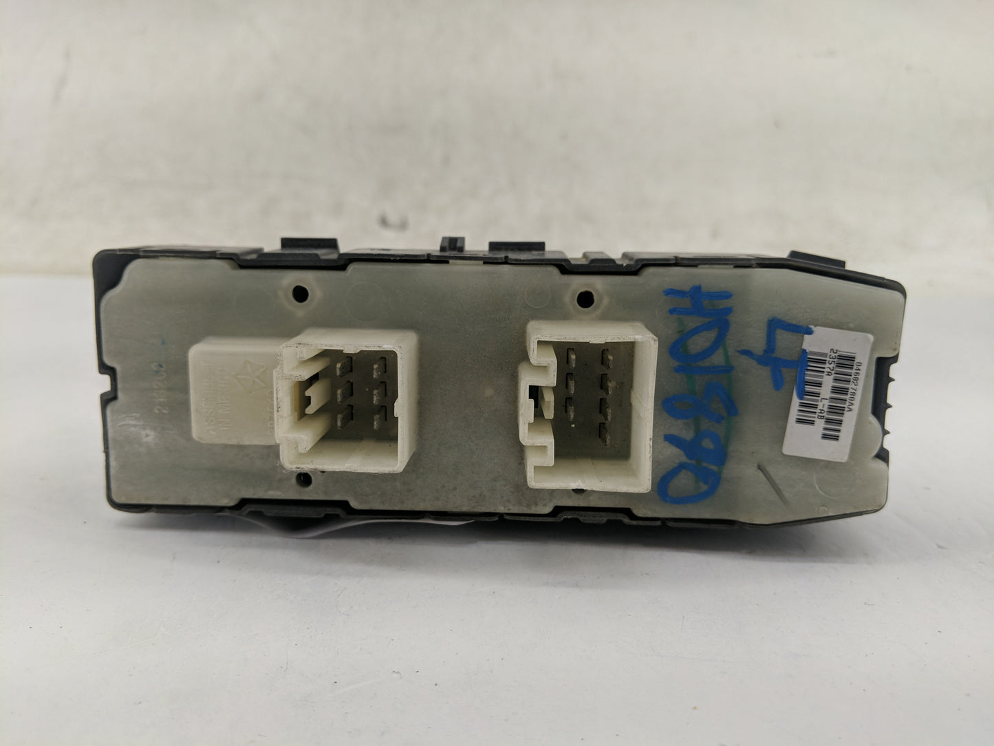 2012-2017 Fiat 500 Master Power Window Switch Replacement Driver Side Left P/N:04602780AA Fits Fits 2012 2013 2014 2015 2016