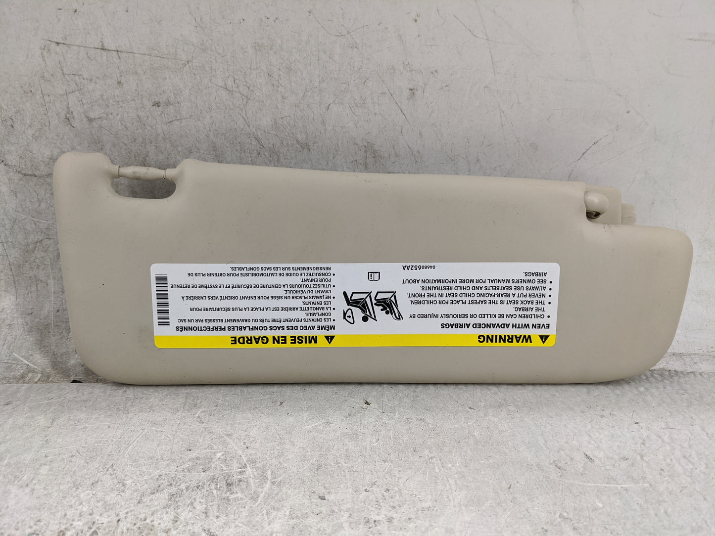 2012-2017 Fiat 500 Sun Visor Shade Replacement Driver Left Mirror Fits Fits 2012 2013 2014 2015 2016 2017 OEM Used Auto Part
