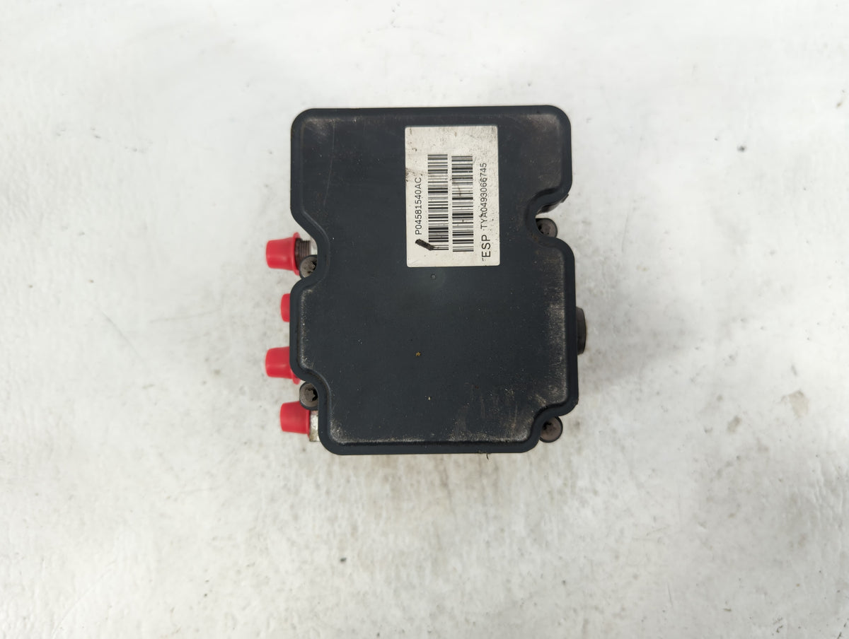 2012-2017 Fiat 500 Anti-Lock Brake ABS Pump Module Actuator OEM P/N:P04581540AC Fits Fits 2012 2013 2014 2015 2016 2017 OEM 