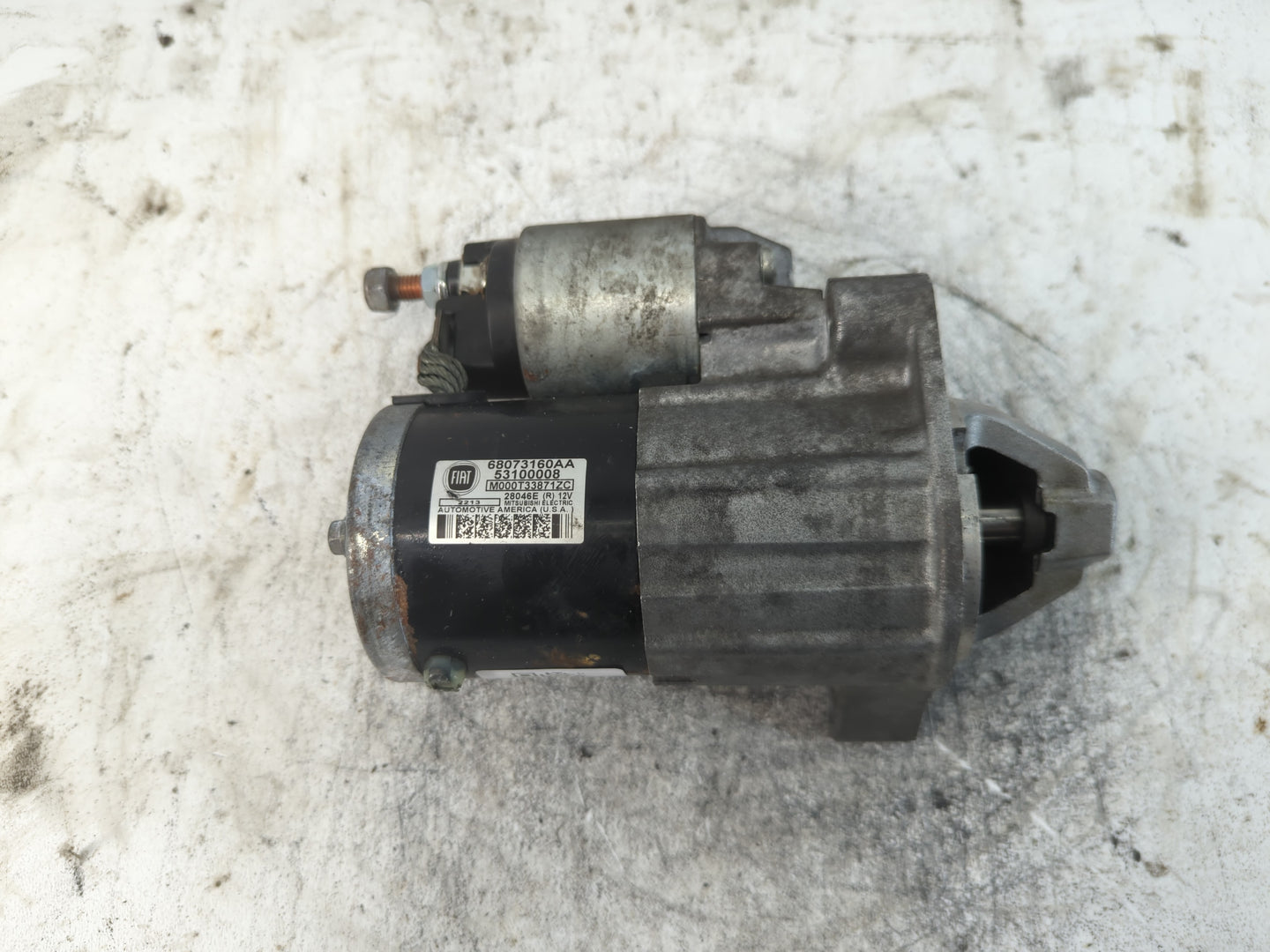 2012-2017 Fiat 500 Car Starter Motor Solenoid OEM P/N:68073160AA Fits Fits 2012 2013 2014 2015 2016 2017 OEM Used Auto Parts