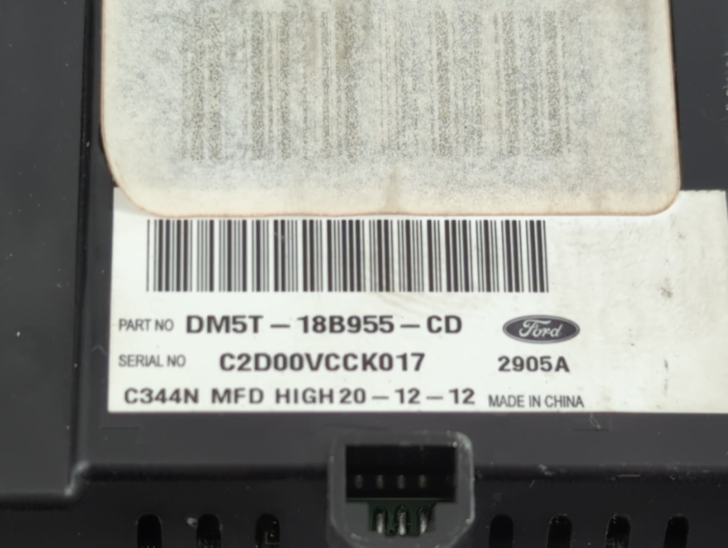 Ford C-max Information-gps-tv Control Module Dm5t-18b955-cd - Oemusedautoparts1.com