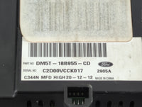 Ford C-max Information-gps-tv Control Module Dm5t-18b955-cd - Oemusedautoparts1.com