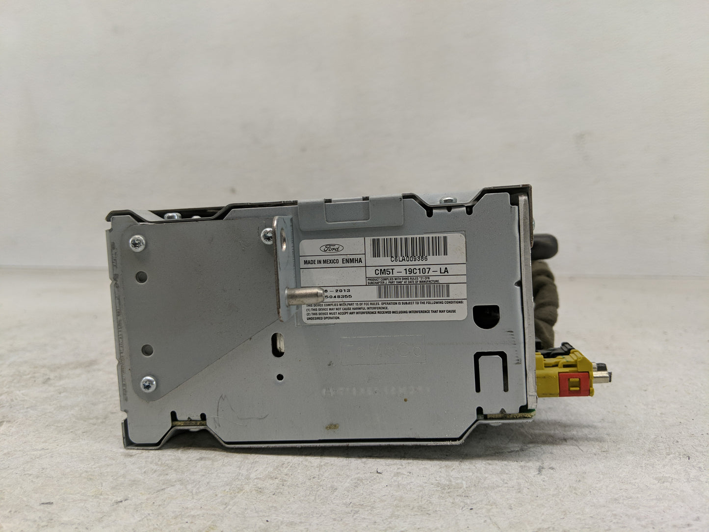 2013-2016 Ford C-Max Radio AM FM Cd Player Receiver Replacement P/N:CM5T-19C107-LA Fits Fits 2013 2014 2015 2016 OEM Used Au