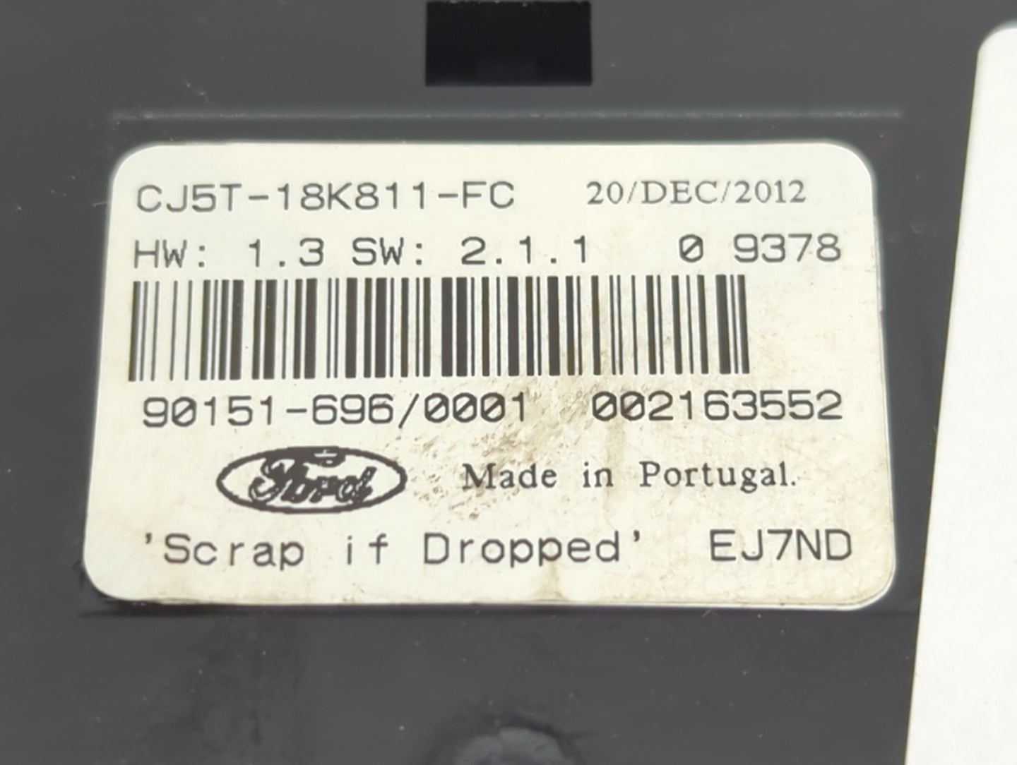 2013-2016 Ford C-max Radio Control Panel - Oemusedautoparts1.com