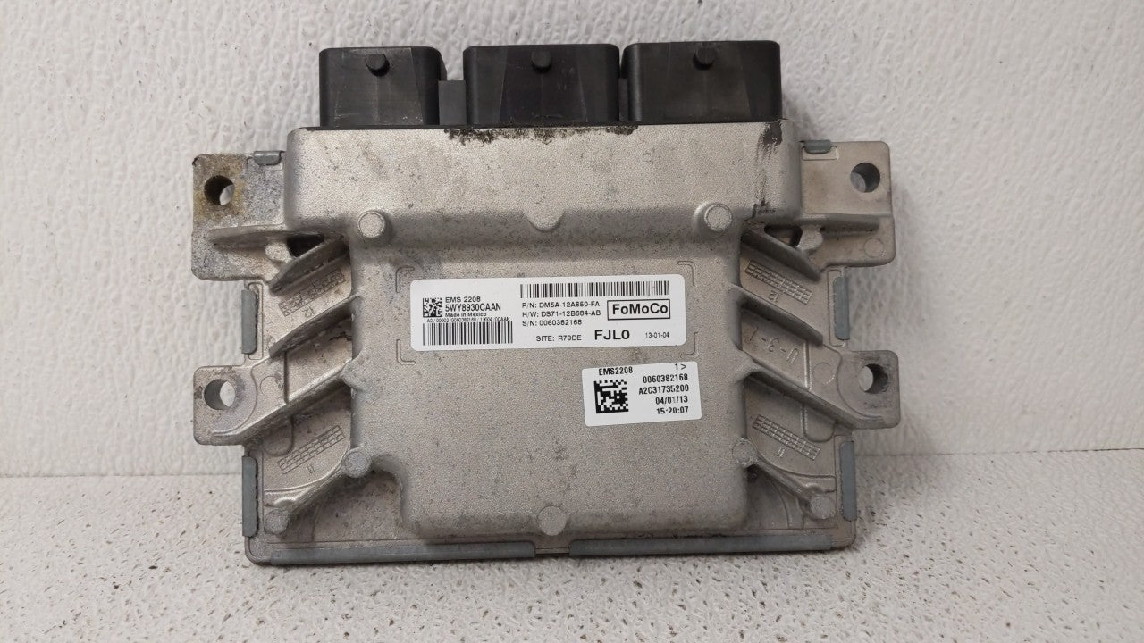 2013 Ford C-Max PCM Engine Control Computer ECU ECM PCU OEM P/N:DM5A-12A650-KA DM5A-12A650-DD, DM5A-12A650-FA Fits OEM Used 