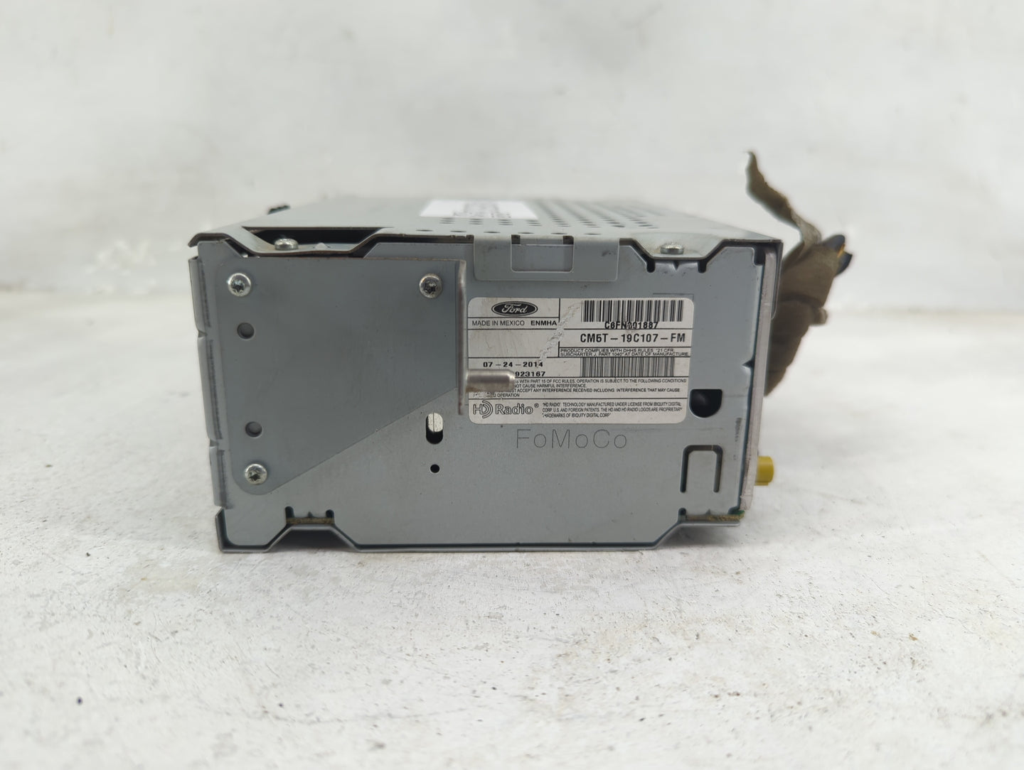 2013-2015 Ford C-Max Radio AM FM Cd Player Receiver Replacement P/N:CM5T-19C107-DH C6DH001793 Fits Fits 2013 2014 2015 OEM U