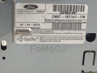 2013-2015 Ford C-Max Radio AM FM Cd Player Receiver Replacement P/N:CM5T-19C107-DH C6DH001793 Fits Fits 2013 2014 2015 OEM U