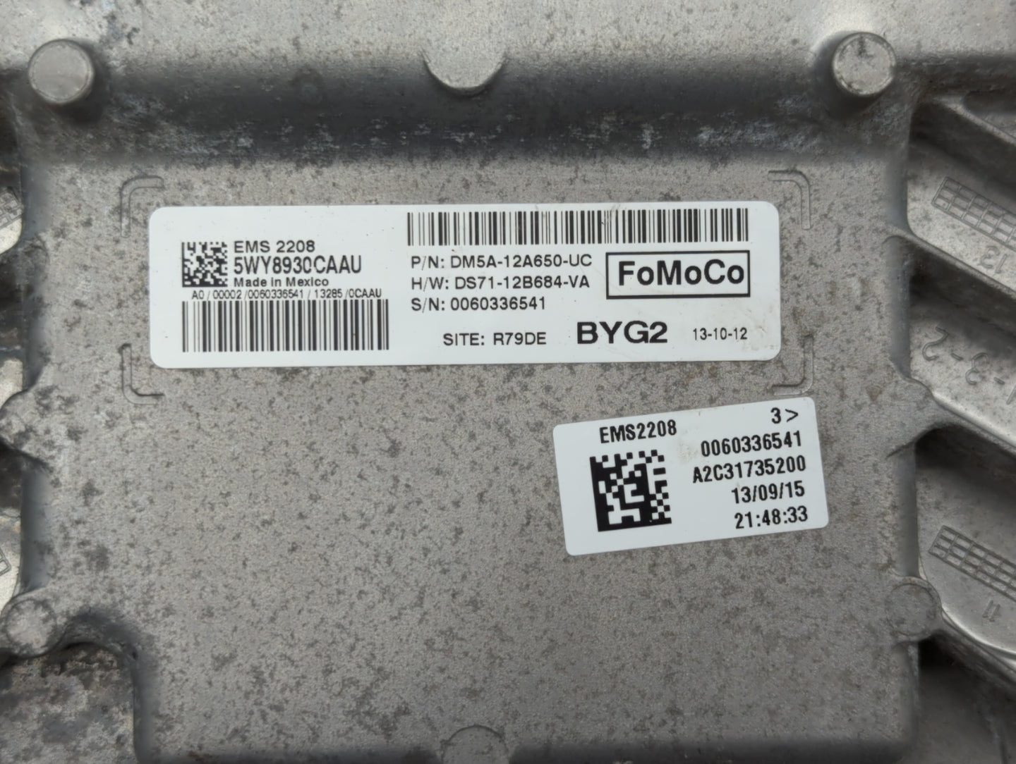 2013 Ford C-Max PCM Engine Control Computer ECU ECM PCU OEM P/N:DM5A-12A650-UC DM5A-12A650-DD, DM5A-12A650-DC, DM5A-12A650-D