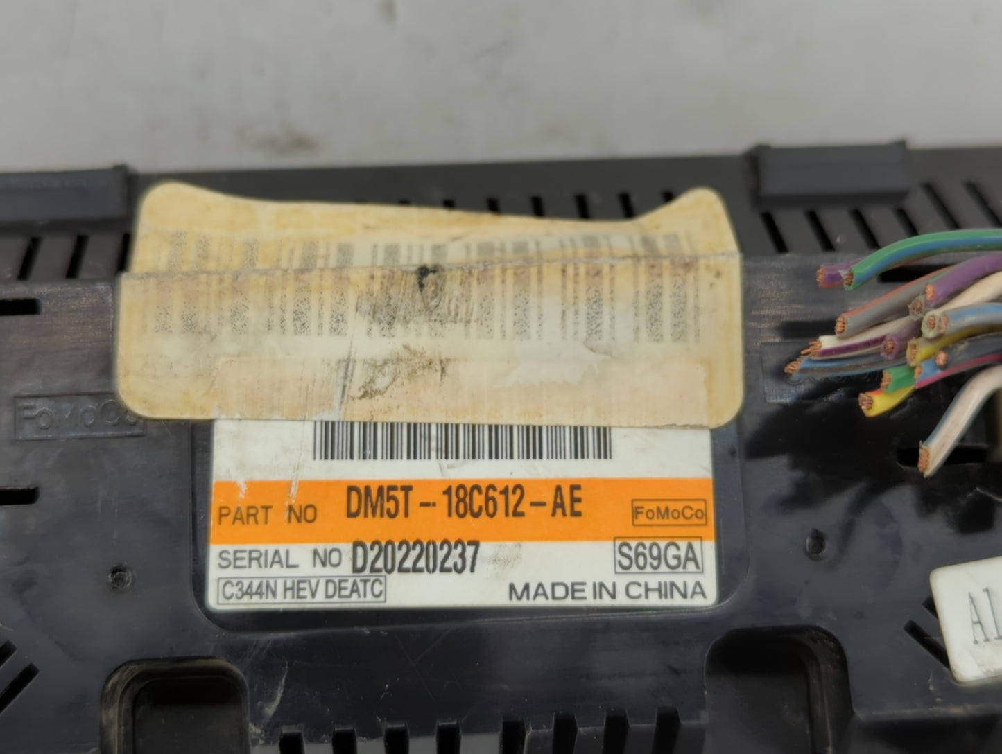 2013-2016 Ford C-Max Climate Control Module Temperature AC/Heater Replacement P/N:DM5T-18C612-AJ DM5T-18C612-AE Fits OEM Use