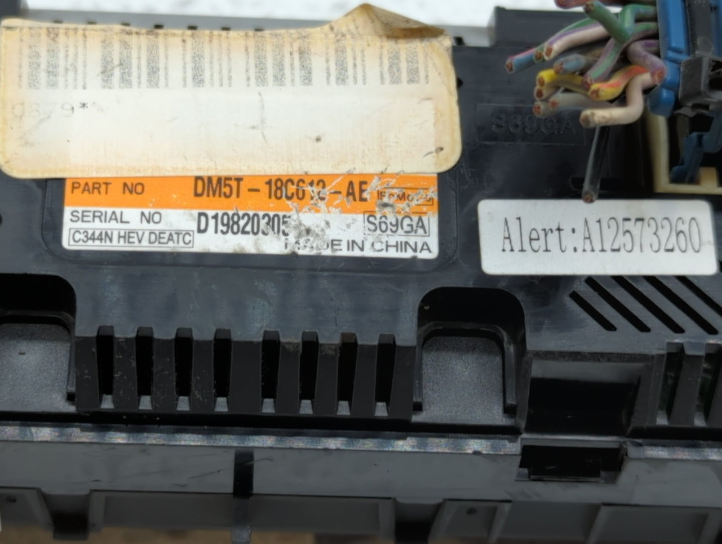 2013-2016 Ford C-Max Climate Control Module Temperature AC/Heater Replacement P/N:DM5T-18C612-AK DM5T-18C612-AG Fits OEM Use