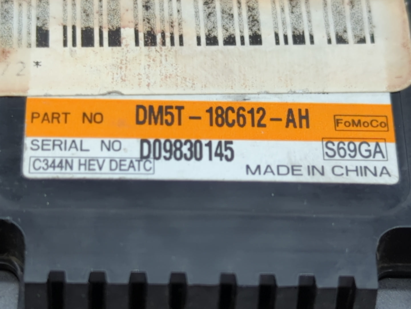 2013-2016 Ford C-Max Climate Control Module Temperature AC/Heater Replacement P/N:DM5T-18C612-AK DM5T-18C612-AG Fits OEM Use