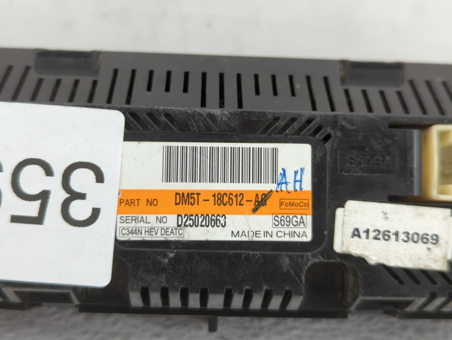 2013-2016 Ford C-Max Climate Control Module Temperature AC/Heater Replacement P/N:DM5T-18C612-AK DM5T-18C612-AG Fits OEM Use