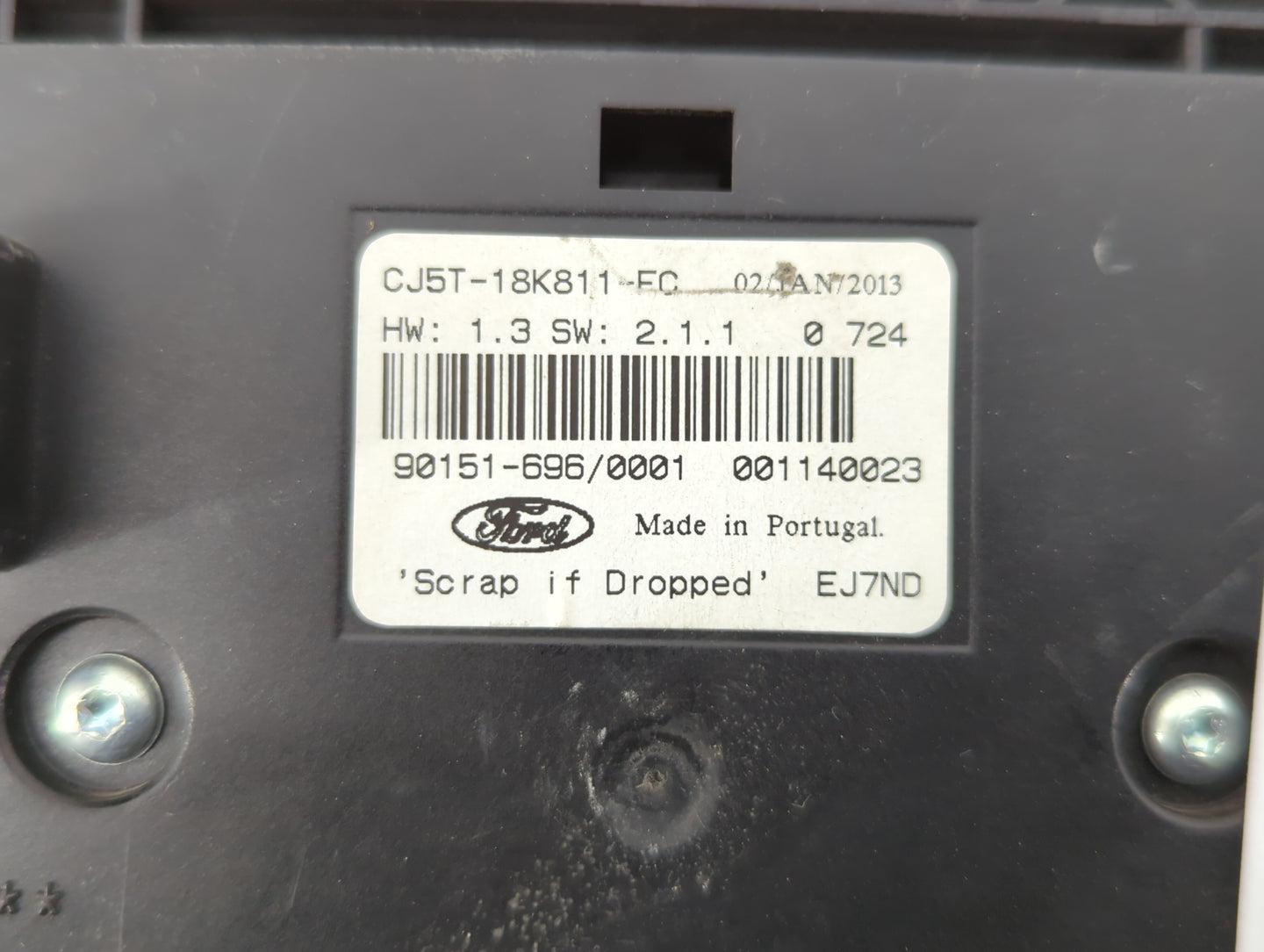 2013-2016 Ford C-Max Radio AM FM Cd Player Receiver Replacement P/N:CJ5T-18K811-HG CJ54-18835-CCW Fits Fits 2013 2014 2015 2