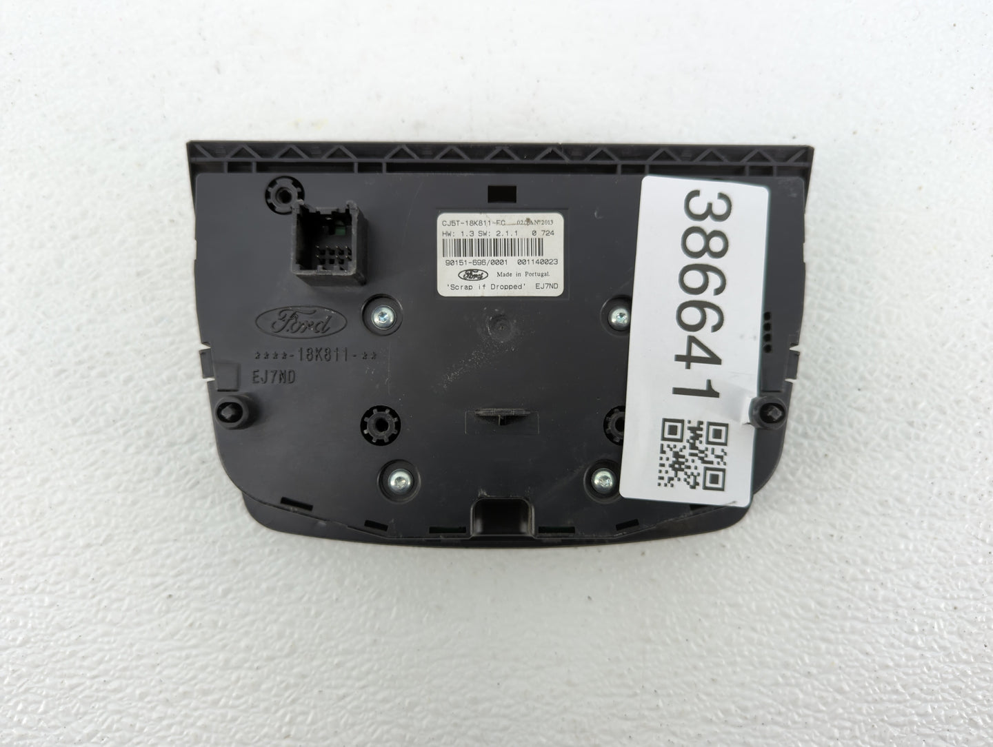 2013-2016 Ford C-Max Radio AM FM Cd Player Receiver Replacement P/N:CJ5T-18K811-HG CJ54-18835-CCW Fits Fits 2013 2014 2015 2
