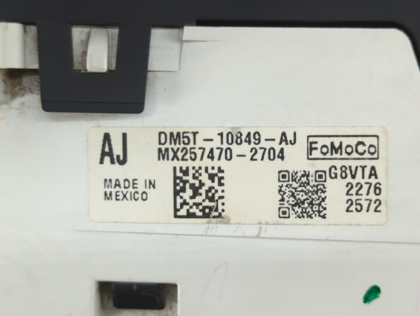 2013 Ford C-Max Instrument Cluster Speedometer Gauges P/N:DM5T-10849-AJ Fits OEM Used Auto Parts - Oemusedautoparts1.com
