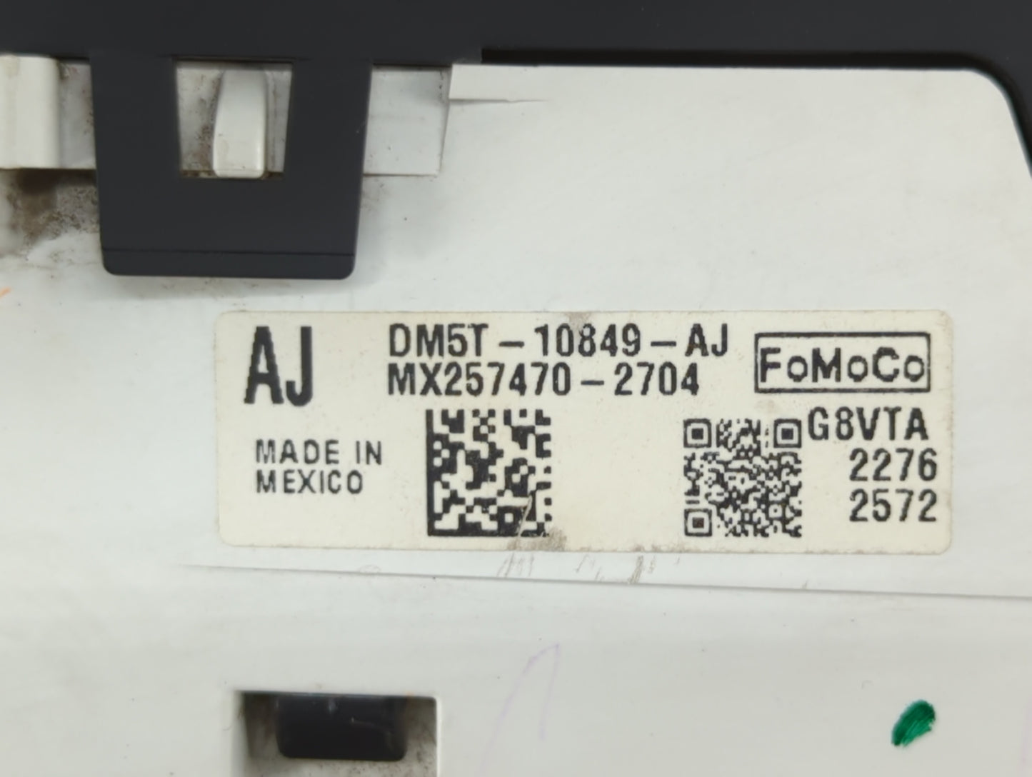 2013 Ford C-Max Instrument Cluster Speedometer Gauges P/N:DM5T-10849-AJ Fits OEM Used Auto Parts - Oemusedautoparts1.com
