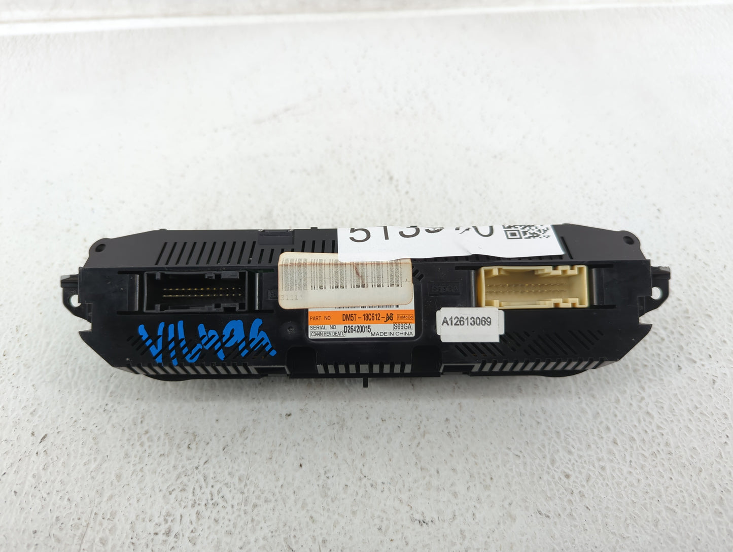 2013-2016 Ford C-Max Climate Control Module Temperature AC/Heater Replacement P/N:DM5T-18C612-AG DM5T-18C612-AJ Fits OEM Use