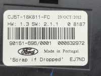 2013-2016 Ford C-Max Radio AM FM Cd Player Receiver Replacement P/N:CJ5T-18K811-FC Fits Fits 2013 2014 2015 2016 OEM Used Au