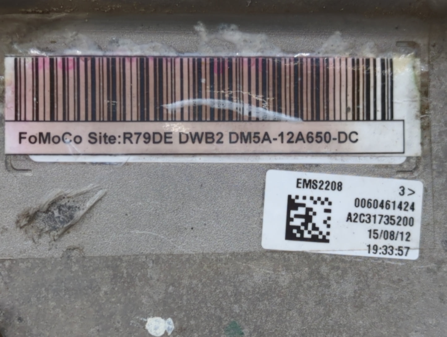 2013 Ford C-Max PCM Engine Control Computer ECU ECM PCU OEM P/N:A2C3173200 DM5A-12A650-DC, EMS2208 Fits OEM Used Auto Parts 